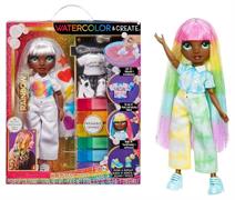 BAMBOLA 'RAINBOW HIGH' WATERCOLOR & CREATE GREEN EYES 1 £      SCATOLA-F