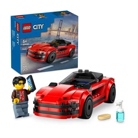 COSTRUZIONI LEGO CITY 'AUTO SPORTIVA ROSSA' 4 £                SCATOLA-X