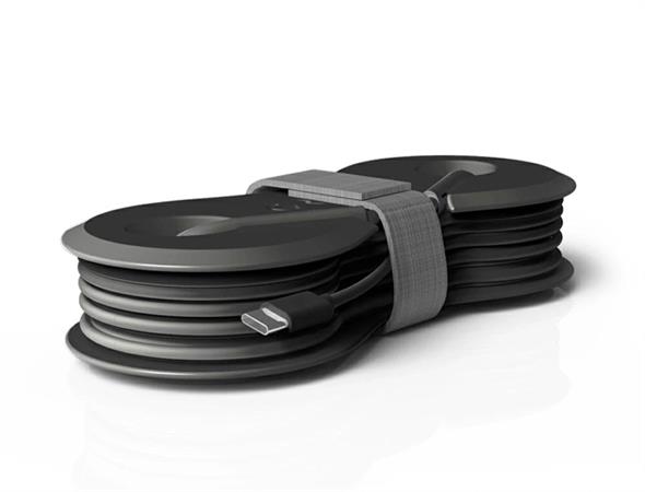 AURICOLARE TYPE-C CON AVVOLGITORE - PANTONE C11    5 £   GR-EPC-TC-C11