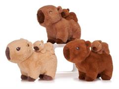 PELUCHE CM. 25 CAPYBARA 3/ASS C/CUCCIOLO 3 £