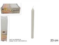 CANDELA CM. 23  BIANCA SET 3 PZ          72 £   -MIN 3