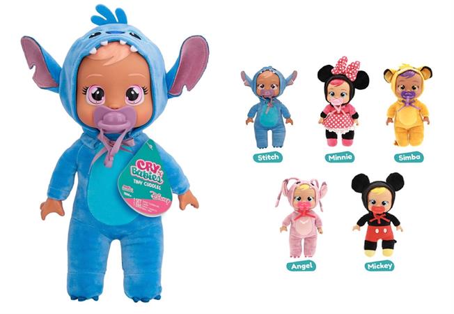 BAMBOLOTTO 'CRY BABIES' TINY CUDDLES DISNEY 6 £     6/ASS      DISPLAY-F