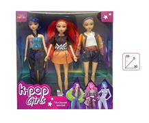 BAMBOLA 'K-POP GIRLS' SET 3 PEZZI SNODATE   6 £                SCATOLA-F