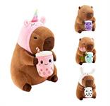 PELUCHE CM. 55 CAPYBARA 4/ASS C/BUBBLE TEA  4 £