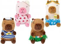 PELUCHE CM. 26 CAPYBARA 4/ASS 'IN SPIAGGIA'  24 £