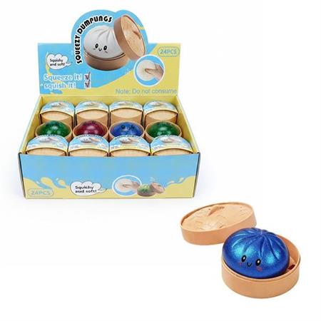 SQUISHY 'RAVIOLI CINESI BAOZI' GLITTER  5 CM.  24 £            DISPLAY-X
