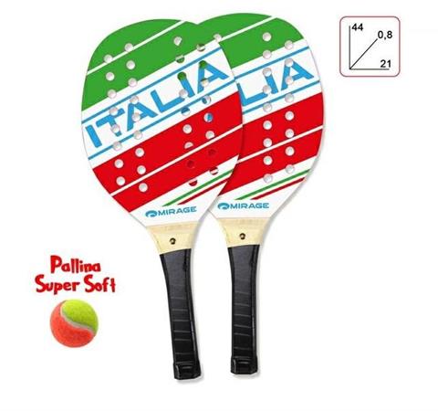 RACCHETTONI LEG 'MIRAGE' ITALIA  PAL/SOFT  12 E    RETE             MM/8