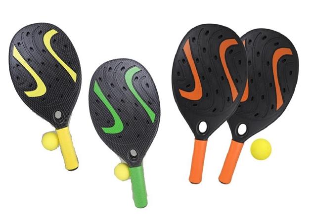 RACCHETTE BEACH PADEL CM. 49 C/PALL. 3/COL 12 E