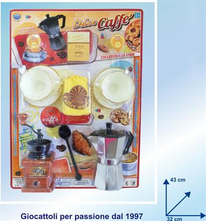 CAFFETTIERA MOKA C/TAZZE +ACC BL CM.43  18 E                   BLISTER-F