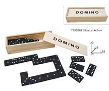 DOMINO SET PZ. 28 IN LEGNO              72 =    -MIN 4         SCATOLA-X