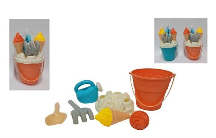 SECCHIO SET MARE CM. 16 GELATO PZ. 7 C/ACC  24 =       2/ASS