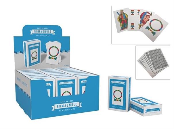 CARTE DA GIOCO ROMAGNOLE 'ECO' IN DISPLAY 24 =                   DISPLAY
