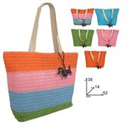 BORSA MARE CM.52x38 C/CIONDOLO CANE PAGLIA 12 =   -5/ASS