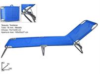 SEDIA LETTINO CM.180 TESS/TEXTILENE BLU     4 =    TUBO 18