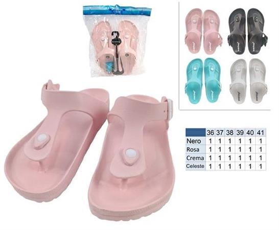 CIABATTE DUS DONNA INFR 36/41    24 =    -MIN 24    4/ASS