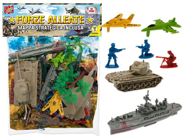 SOLDATINI FORZE ALLEATE PZ. 42           12 =                    BUSTA-M