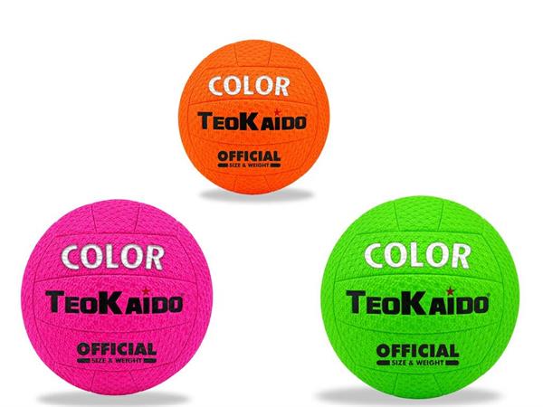 PALLINA MM.140 BEACH/SOCCER CUOIO 'FLUO' 3/ASS 36 =