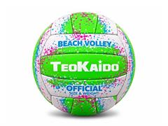 PALLONE BEACH/VOLLEY CUOIO 'GREEN WHITE' TEOK 24 =
