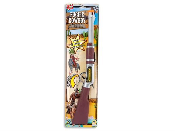 FUCILE PICCOLO COWBOY C/LUCI E SUONI REALI 24 S                BLISTER-M