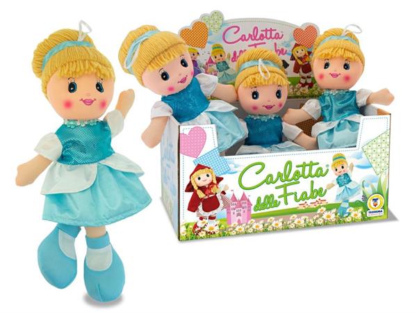 BAMBOLA 'CARLOTTA' CENERENTOLA IN PEZZA CM.30  6 =
