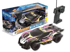 AUTO R/COM 1/18 'NEON RACING' CM 20 C/LUCI  12 =               SCATOLA-M