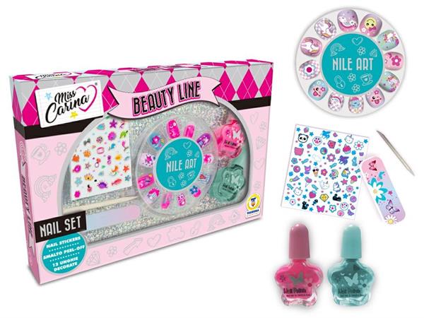BEAUTY SET MAKEUP 'NAILS STUDIO' C/UNGHIE E SMALTO 24 =        SCATOLA-F