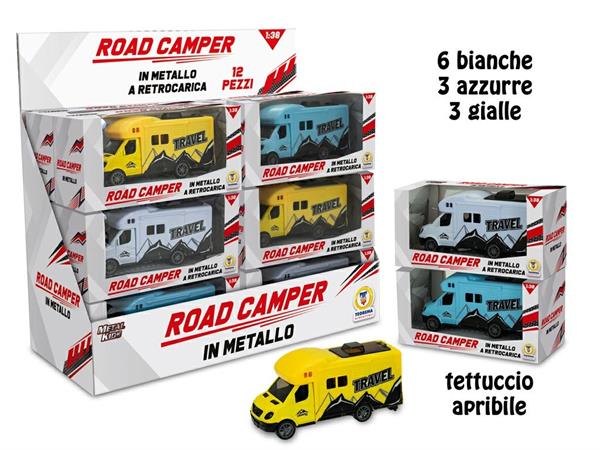 CAMION D-CAS CAMPER R/CARICA 3 MOD. ASS  12 =                  DISPLAY-M