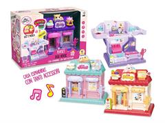 PLAYSET 'DOLL HOUSE' LUCI/SUONI C/ACCESSORI 12 =     3/ASS     SCATOLA-F