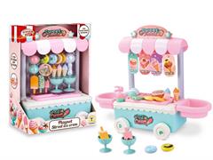 CUCINA PLAYSET 'CARRELLO' PZ. 30 ICE CREAM 4 =                 SCATOLA-F