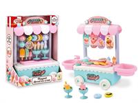 CUCINA PLAYSET 'CARRELLO' PZ. 30 ICE CREAM 4 =                 SCATOLA-F
