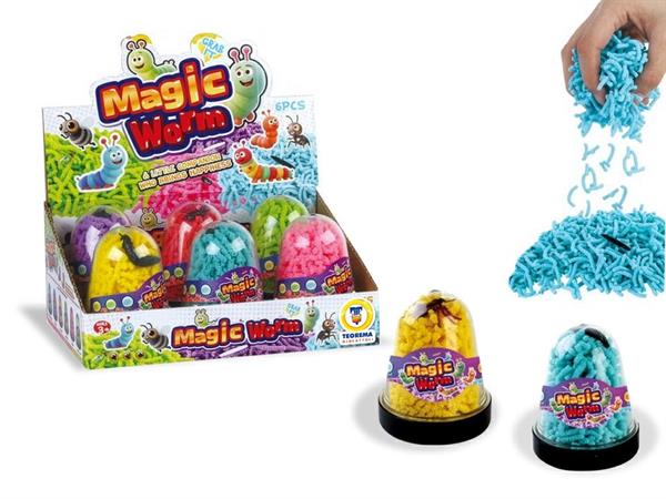 SLIME 'MAGIC WORM' VERMICELLI 6/ASS   6 =                      DISPLAY-X
