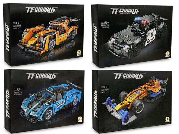 COSTRUZIONI CLICK CLACK RACING CAR 4/ASS 6 =       TECHNIC     SCATOLA-M