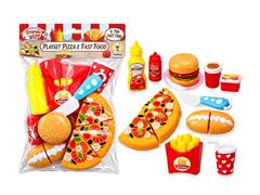 CUCINA SET CHEF PLAYSET PIZZA/FAST FOOD 12 =                     BUSTA-F