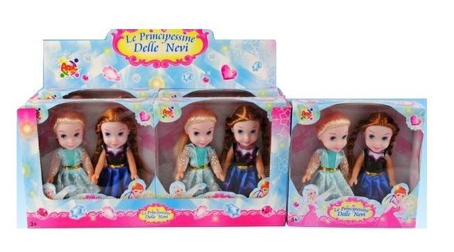 BAMBOLA 'PRINCIPESSE DELLE NEVI' PZ.2   6 =     DISPLAY        SCATOLA-F