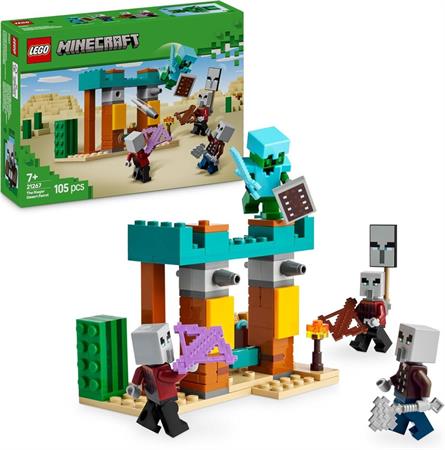 COSTRUZIONI LEGO MINECRAFT 'PATTUGLIA NEL DESERTO' 4 =         SCATOLA-X