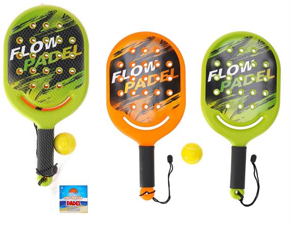 RACCHETTE BEACH PADEL CM. 47 C/PALL. 2/COL 12 =