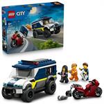 COSTRUZIONI LEGO CITY 'VAN DELLA POLIZIA C/PRIGIONIERO' 4 =    SCATOLA-X