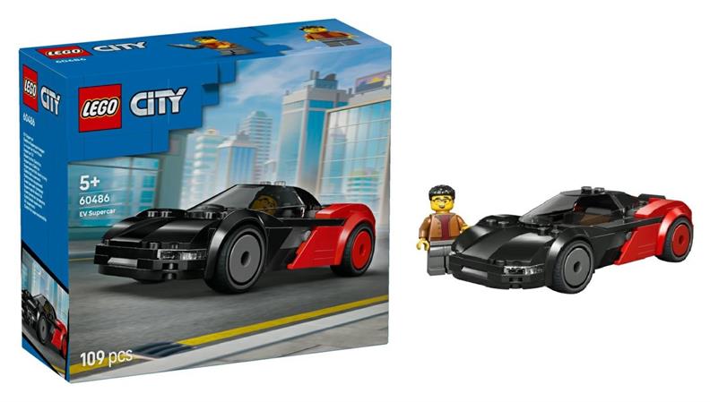COSTRUZIONI LEGO CITY 'AUTO EV SUPERCAR'  4 =                  SCATOLA-X