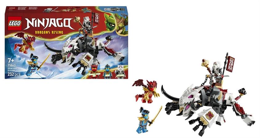COSTRUZIONI LEGO NINJA GO 'ZILVAR & GRIMTAK' 4 =               SCATOLA-X