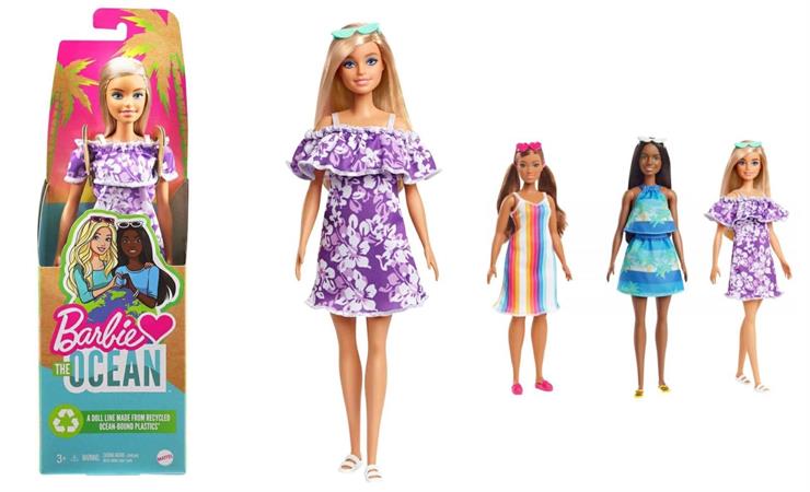 BAMBOLA 'BARBIE' LOVES THE OCEAN MODELLI ASSORTITI 6 =  GRB35  SCATOLA-F