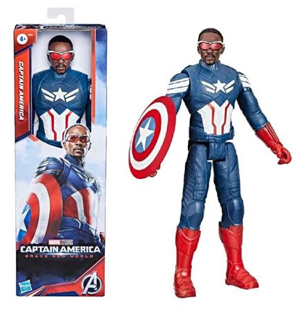 PERSONAGGIO LIC MARVEL FALCON 'C. AMERICA' HASBRO CM. 30  4 =  SCATOLA-M