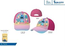 CAPPELLINO 'STITCH' C/VISIERA 2/COL   48 =    TG 52/54   100% COTONE