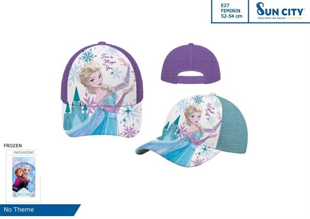 CAPPELLINO 'FROZEN' C/VISIERA 2/COLORI   48 =     TG 52/54